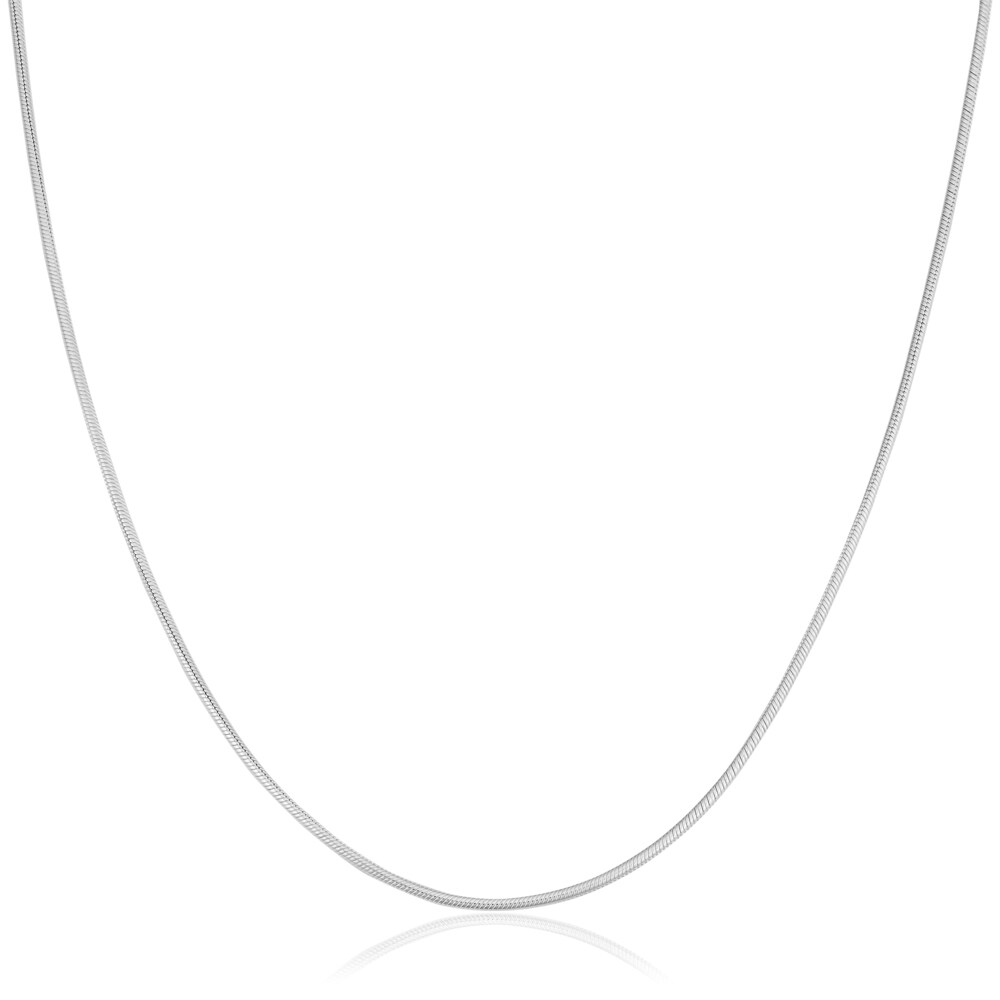 925 Sterling Silver 1.2mm Octagonal Polished Snake Chain Necklace 7-30 925 Sterling Silver 1.2mm Octagonal Polished Snake Chain Necklace 7-30